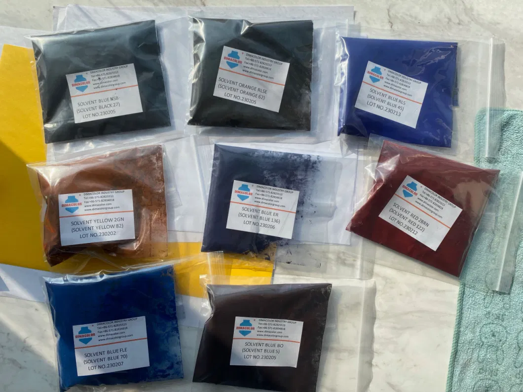 Transparent Solvent Dyes Orange 3G Solvent Orange 60