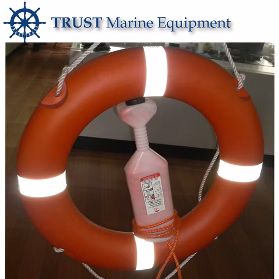 Anello salvagente marino da 4,3 kg con segnale luminoso e fumogeno