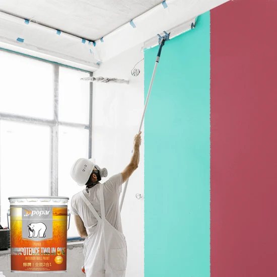 Rivestimento per pittura per pareti interne in emulsione acrilica a base acqua con Voc a+ francese per la decorazione di edifici